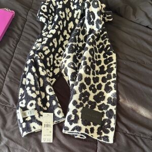 DKNY Monochrome Animal Print Scarf